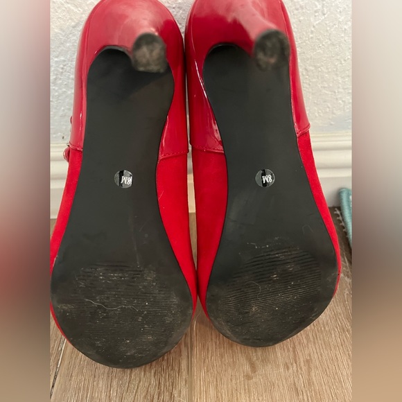 Style & Co. Red closed-toe 3 inch heels size 8 - Picture 7 of 7